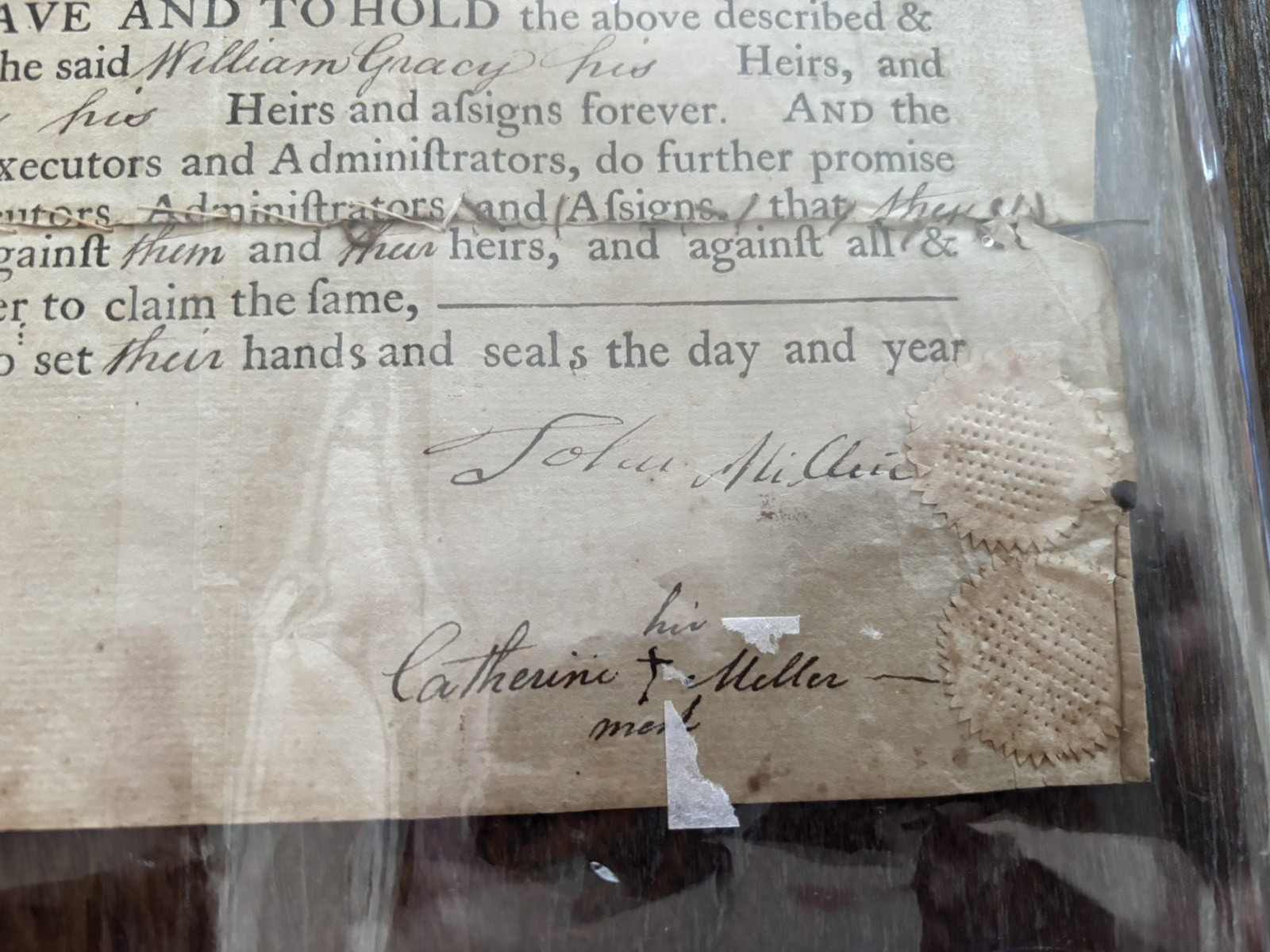 OHIO Document Indenture 1807 Jefferson County Steubenville Land Deed