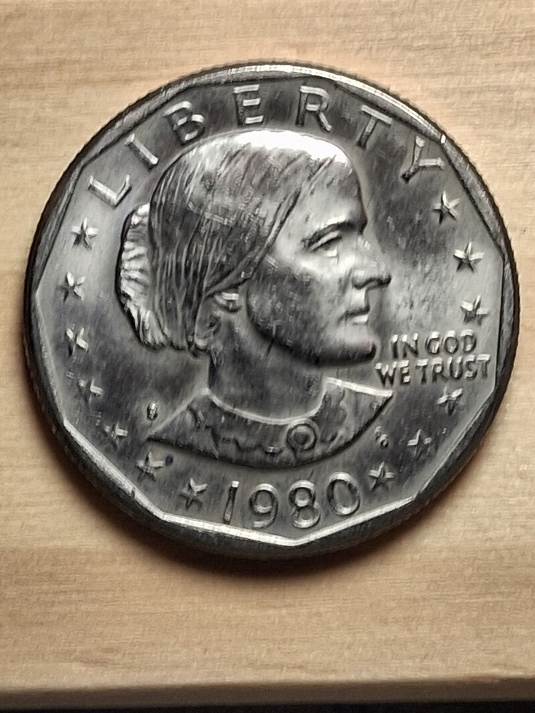 1980 sacagawea silver dollar