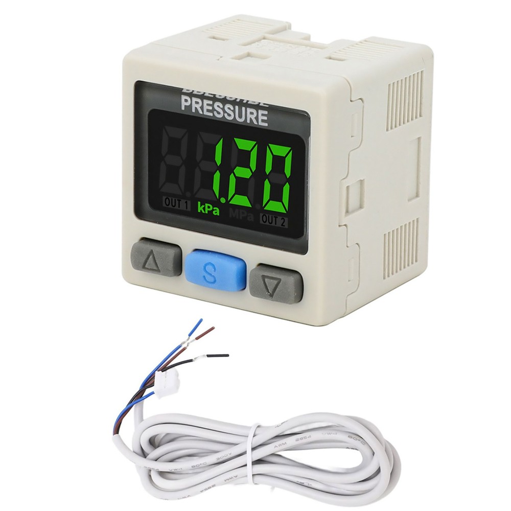 RC 1/8in Digital Pressure Switch Pneumatic Vacuum Digital Controller Switch