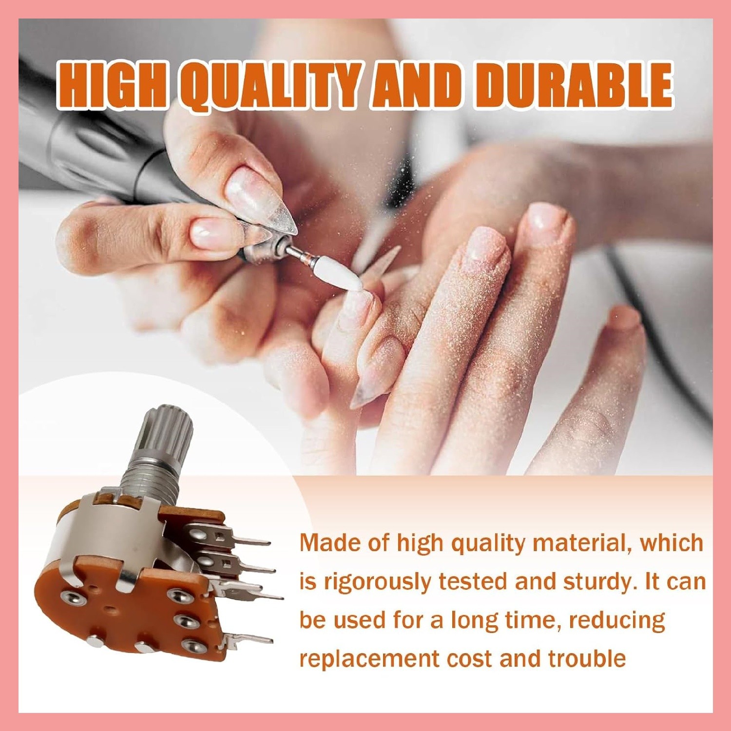 B20K Control Board Speed Knob For Medicool Pro Power 20k Nail Drill Machines New