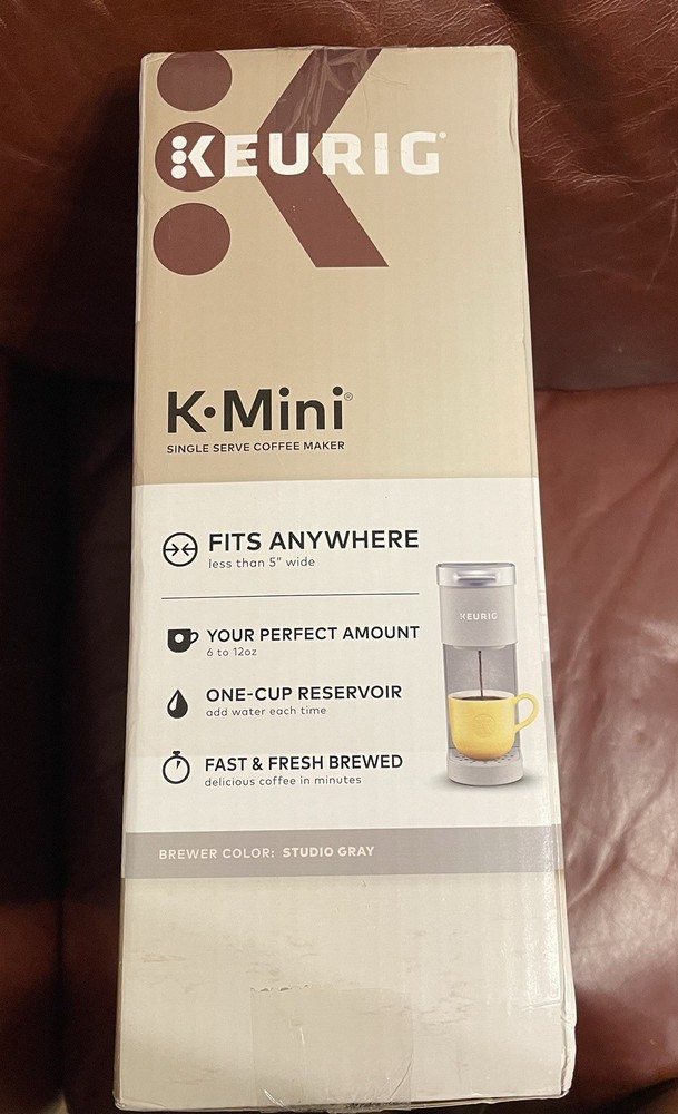 Keurig K-Mini Single Serve K-Cup Pod Coffee Maker - Studio Gray