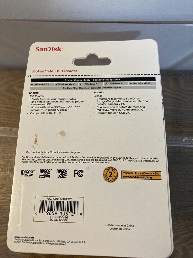 SanDisk MobileMate USB 2.0 Reader