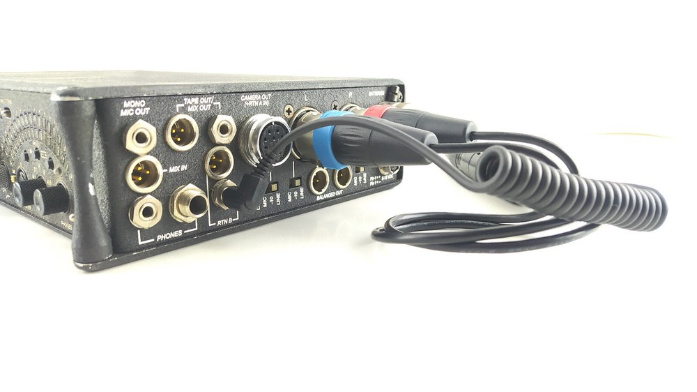 Breakaway Cable ENG Remote Sound Devices Hinterband Spiral Cable
