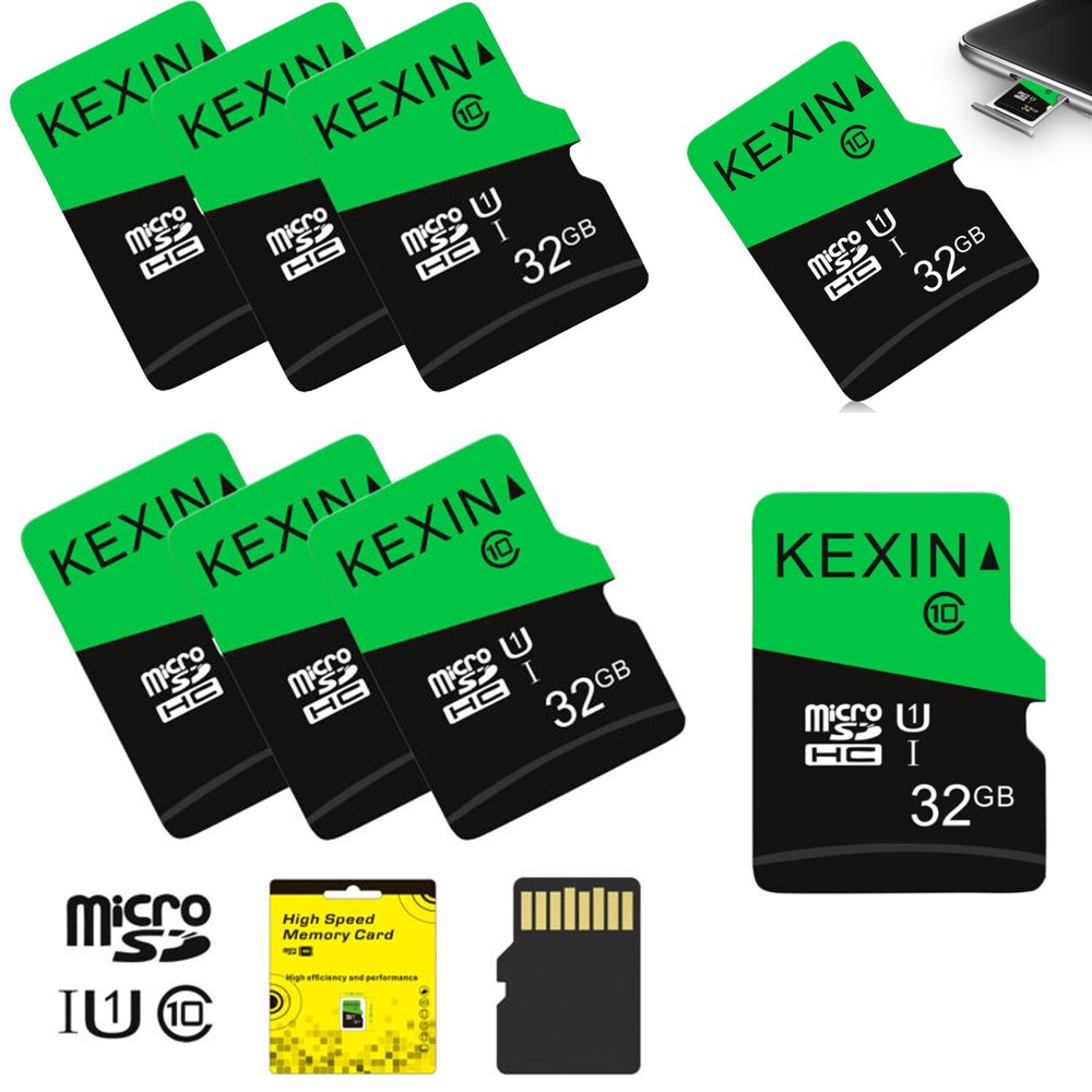 10Pack 32GB Micro SD Card Class 10 SDHC High Speed Memory Card Camera Devices