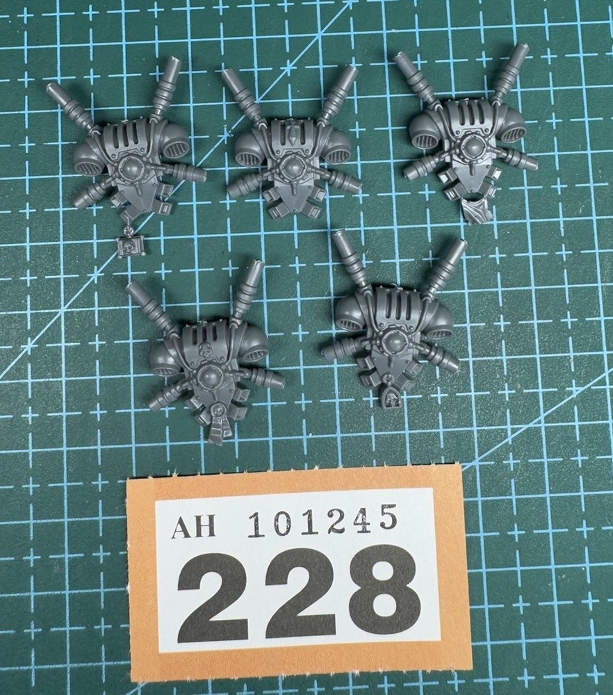 5 Grey Knights Interceptor Backpack Space Marine 40k Bits Heresy Primaris