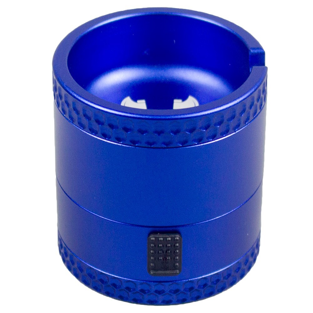 2.5'' 4 Parts Aluminum Viking Axe Toothless Mortar Plus Pestle Grinder BLue