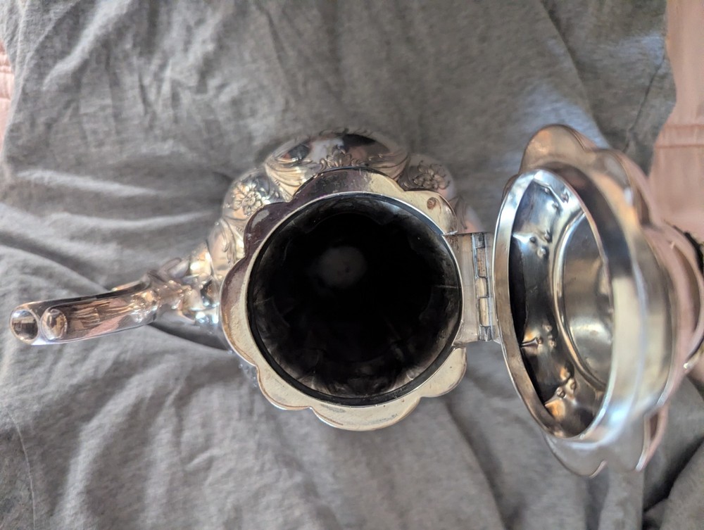 Vintage Reed and Barton Winthrop Tea Set Silver Plate 3-Piece Teapot Cream