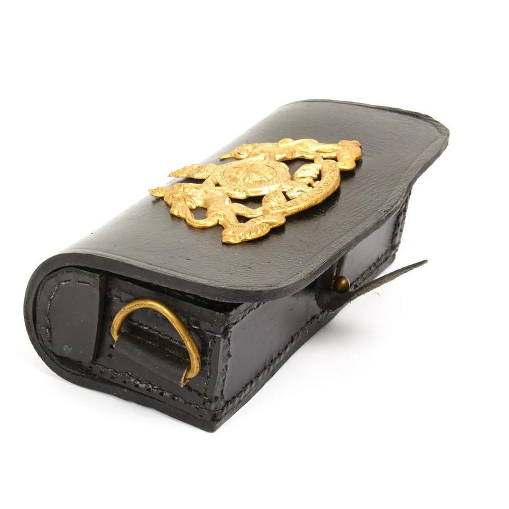British Royal Life Guard Leather Document Pouch Reproduction