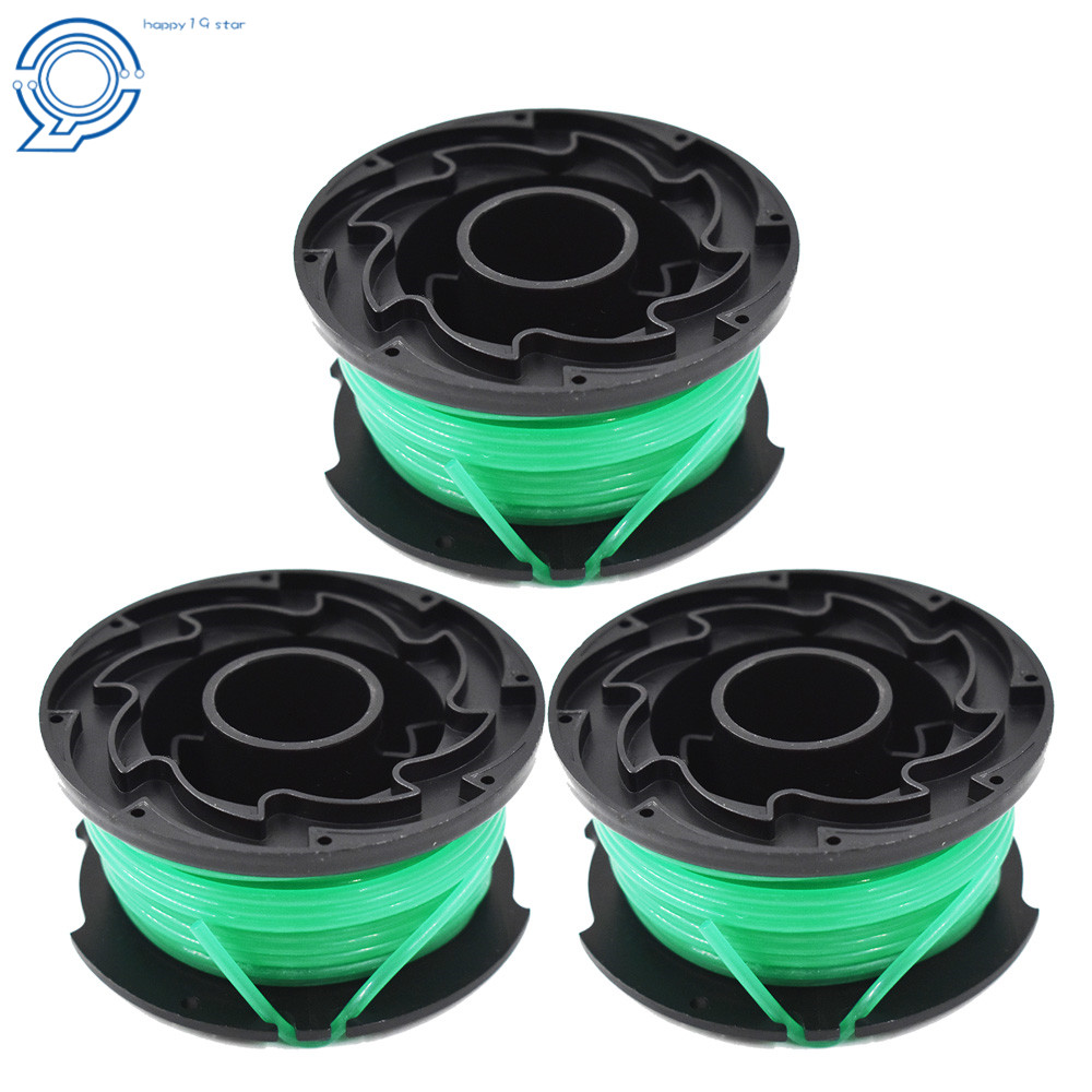 3Pcs GH3000 SF-080 String Trimmer Spool Line Replace Suitable For Black & Decker