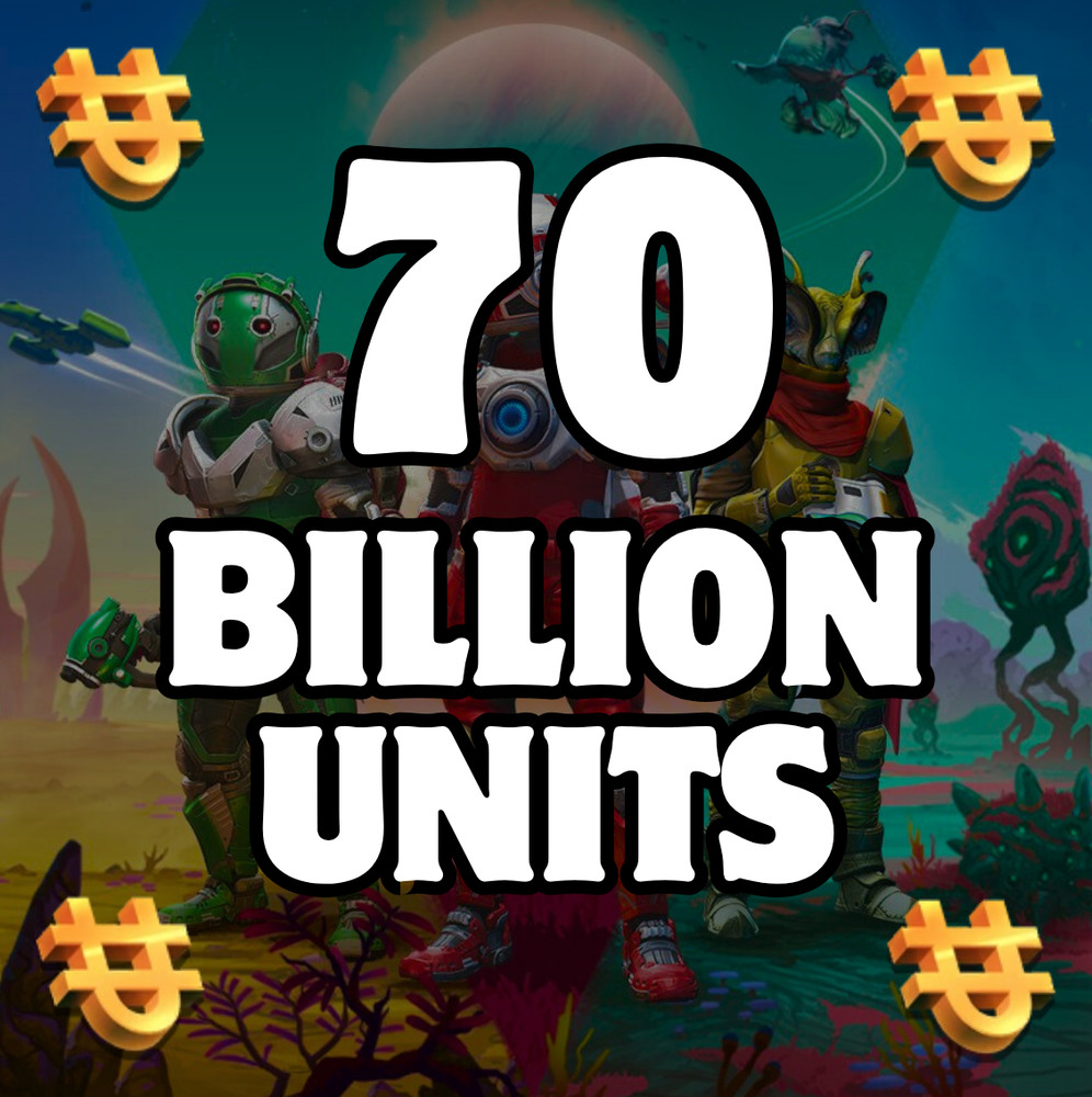 No Mans Sky - 70 Billion Units