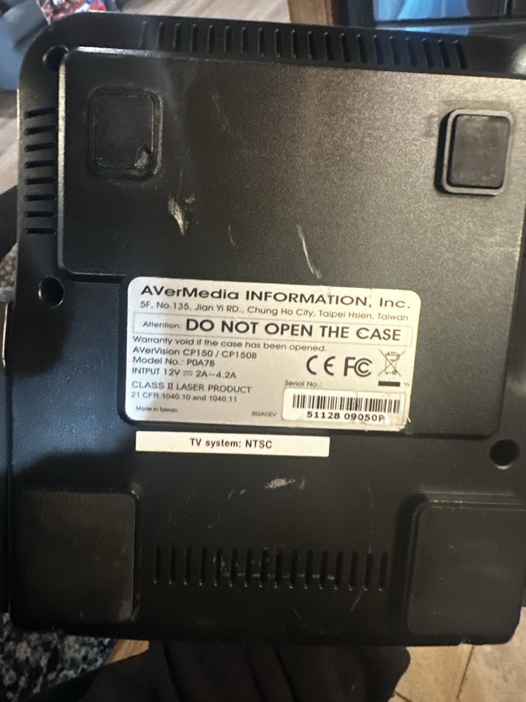 Used AverMedia AverVision CP150 Digital Document Camera Presentation System.