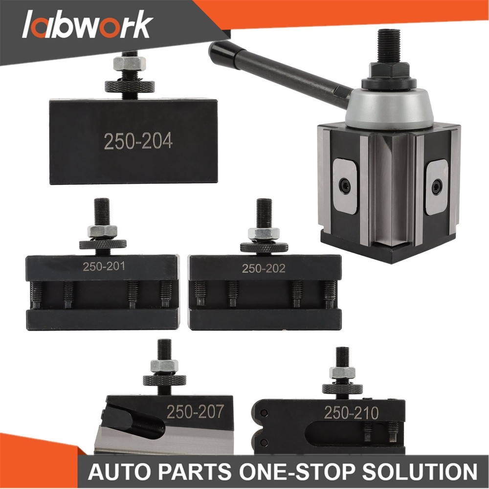 Labwork BXA Tool Post Set 250-200 Complete Quick Change System for Lathes