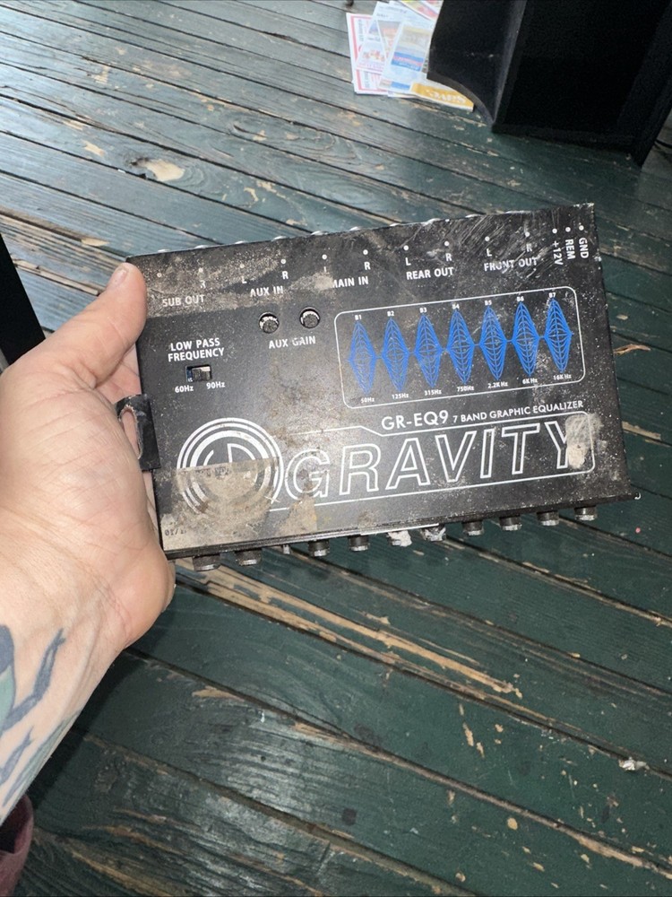 Gravity 7 Band Graphic Equalizer GR-EQ9