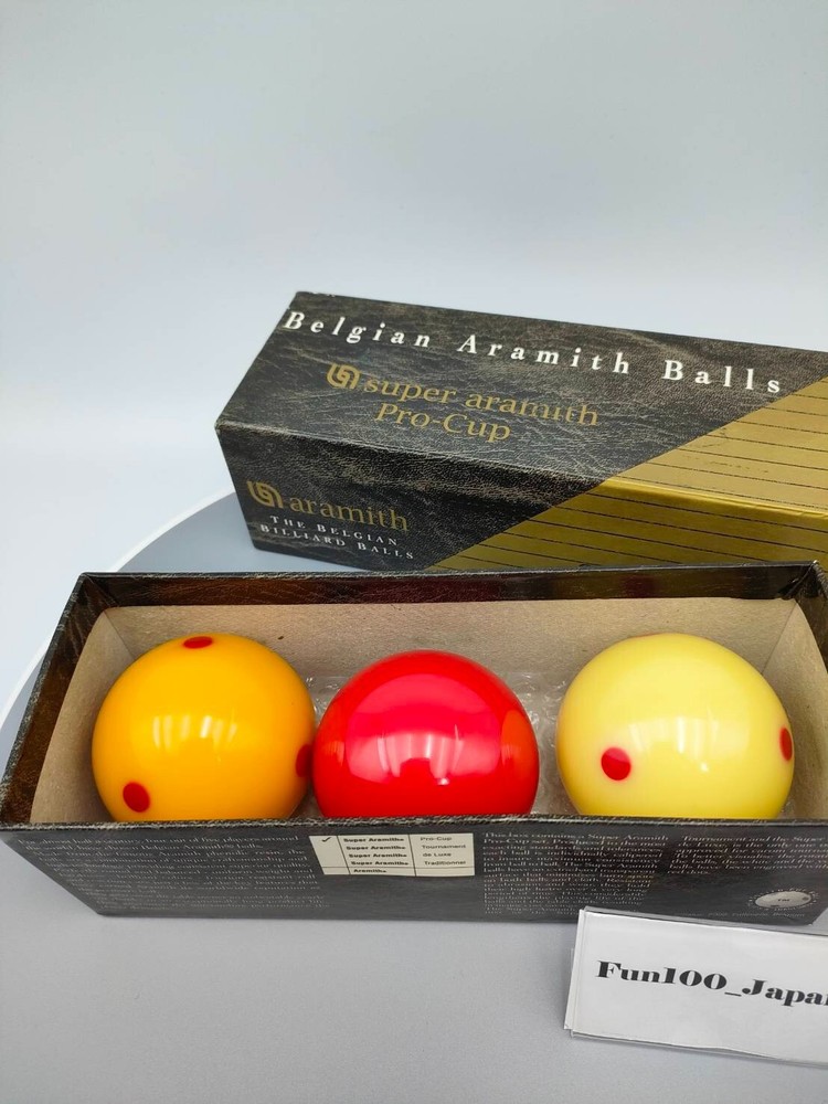 Billiard Ball SUPER ARAMITH PRO-CUP Set 3C Three Cushion