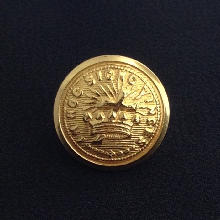 Knights Templar Uniform Button - Small - Gold (KTB-Gsm)