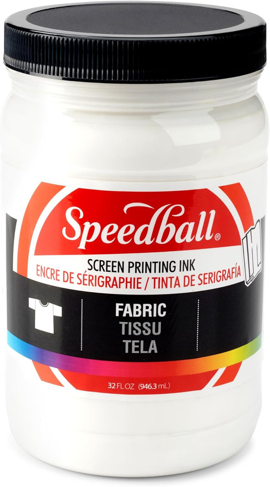 004603 Fabric Screen Printing Ink, 32 Fl. Oz, White