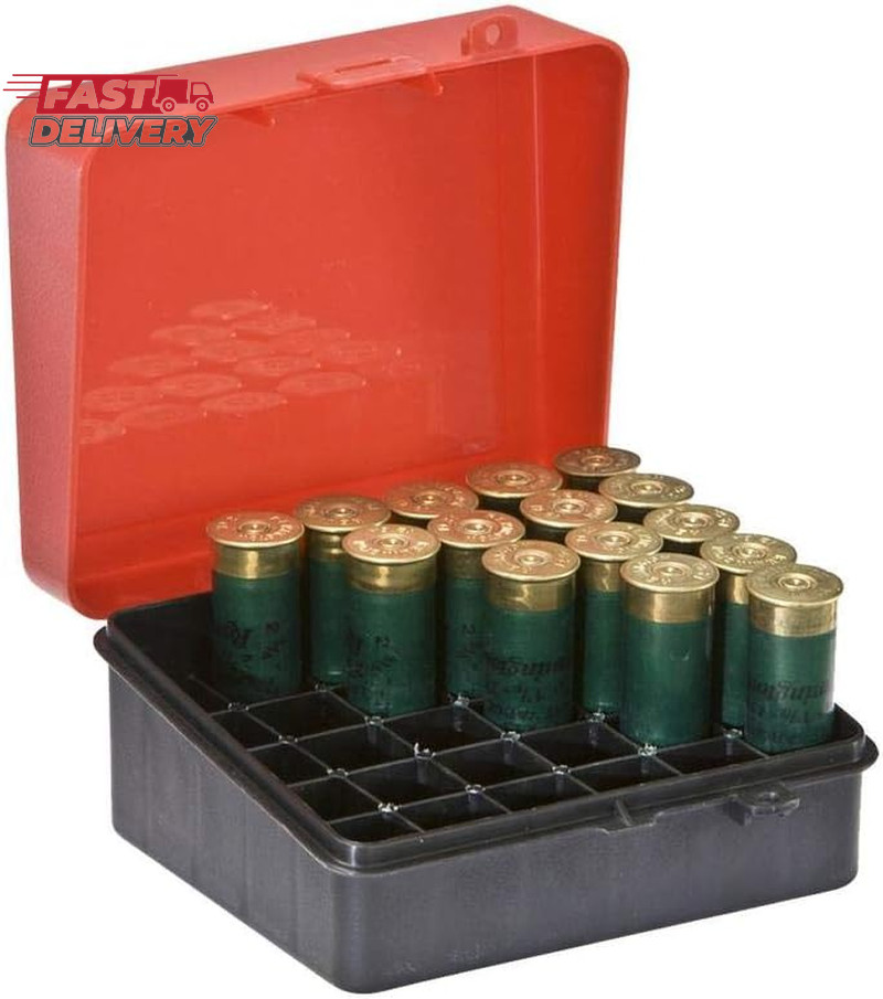 Plano Shot Shell Case | Durable Flip-Lid Plastic Case for Convenient Ammo Storag