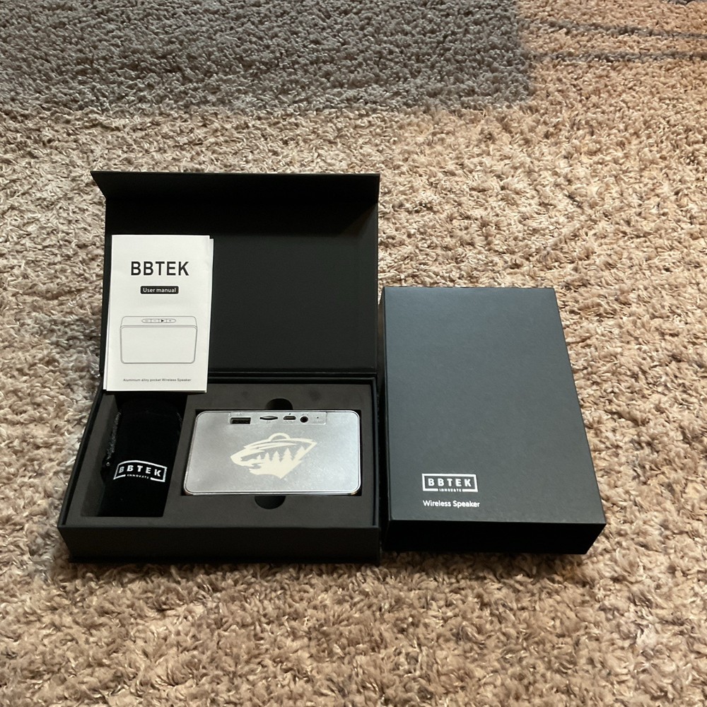 Minnesota Wild BBTEK Bluetooth Wireless Speaker