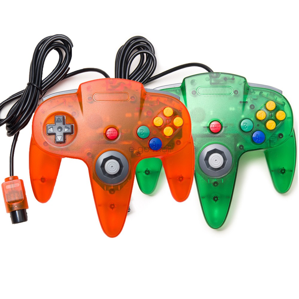 Classic N64 Wired Controller Joystick for Nintendo 64 Console/ Cable/Rumble Pak