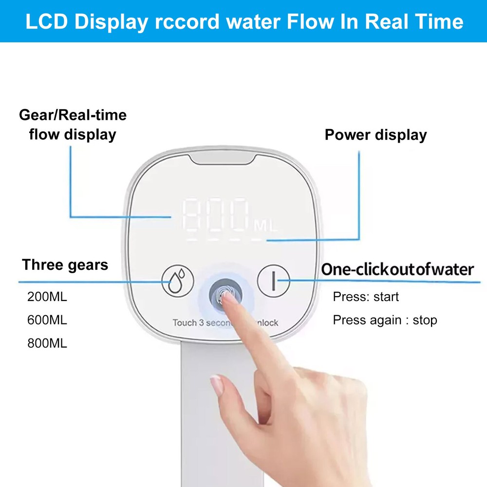 Water Bottle Switch Pump Electric Automatic Universal Jug Dispenser USB