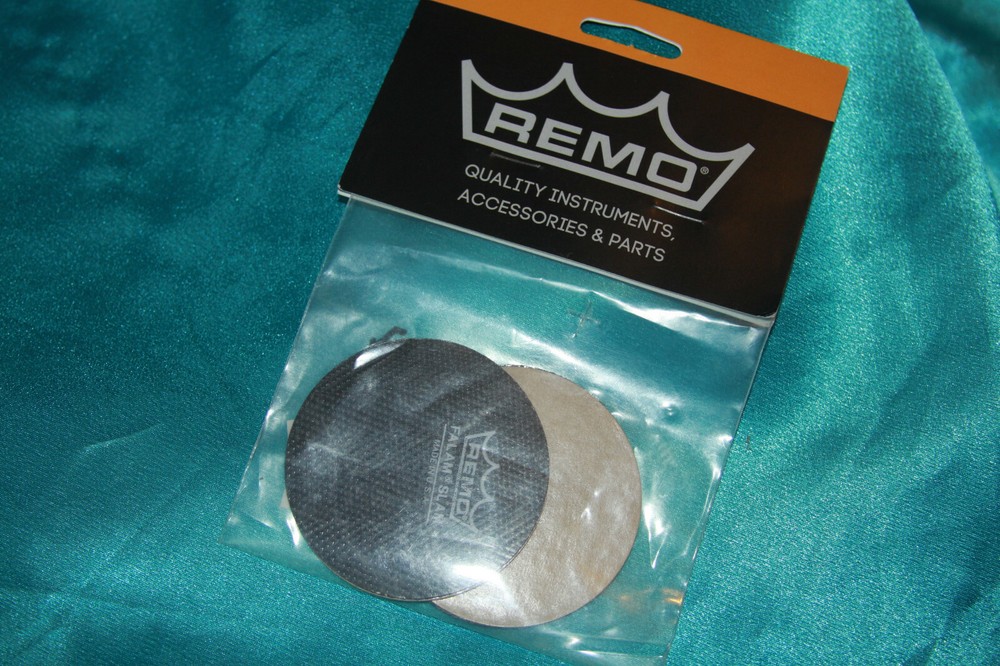 Remo Patch, 2.5" Diameter Falam Slam Bass Drumhead Patch, 2 Pack, KS-0002-PH