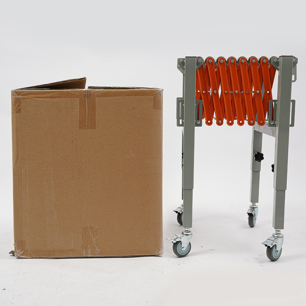 Adjustable Conveyor Table Flexible & Extendable Conveyor Roller Table 50kg max.
