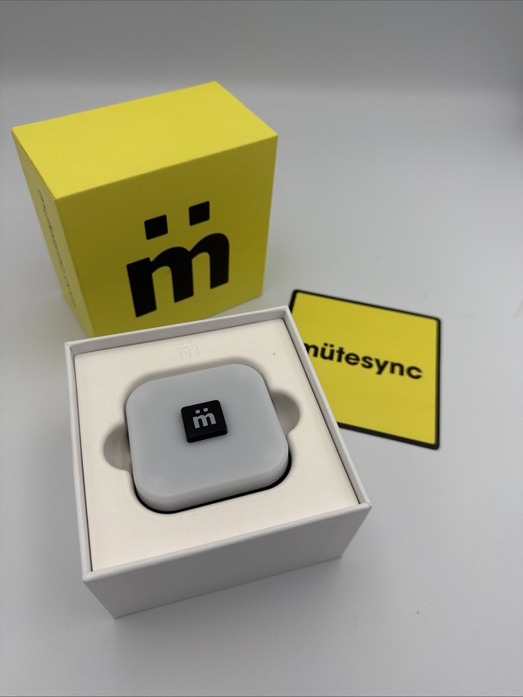 Mutesync USB-C Mute Button Zoom Teams and Meet Mac & PC Compatible