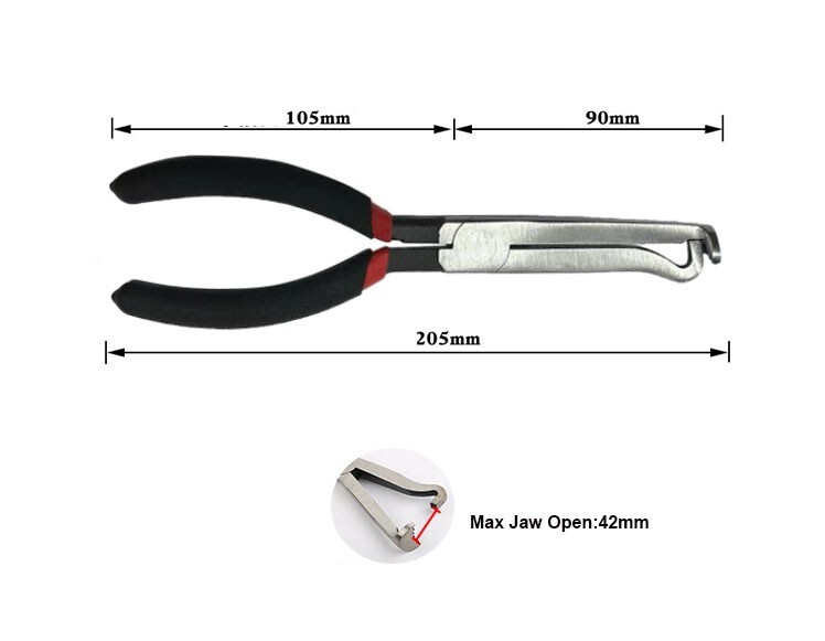 Automotive Electrical Locking Push Type Connector Disconnect Pliers