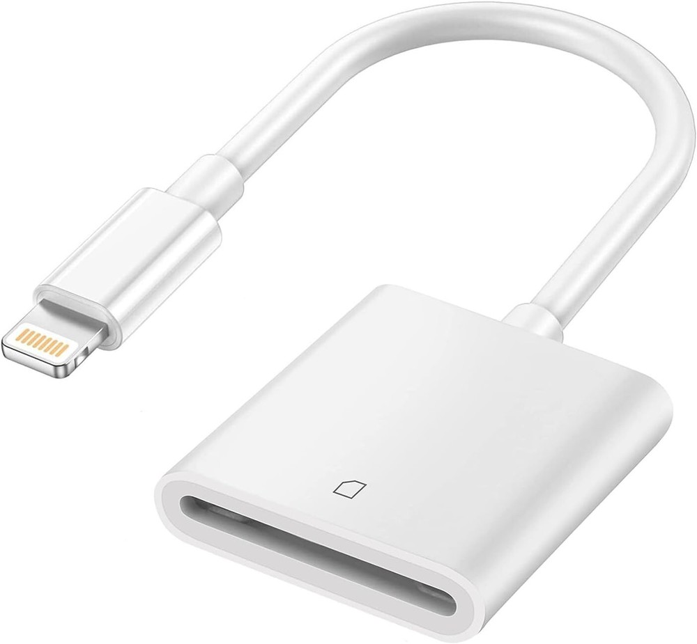[Apple MFi Certified] SD Card Reader for iPhone/iPad,Lightning to SD Card Camera