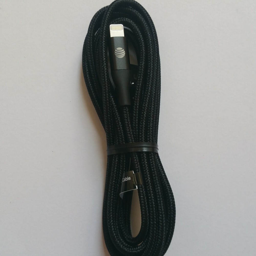 AT&T MFi-Certified 6ft Charge Sync Lightning USB Cable iPhone iPad