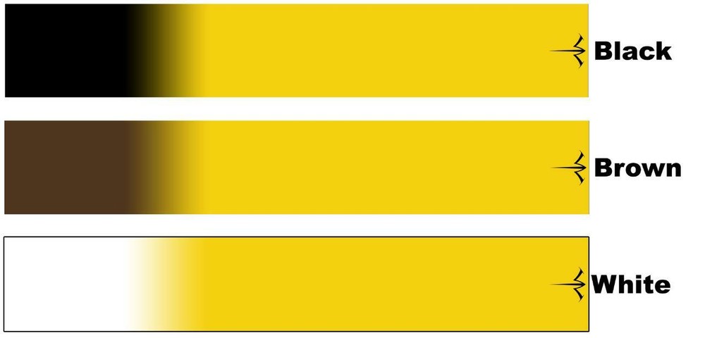 White Water Archery Yellow Fade Solid 2 Arrow Wraps 15 Pc Pack Multiple Colors