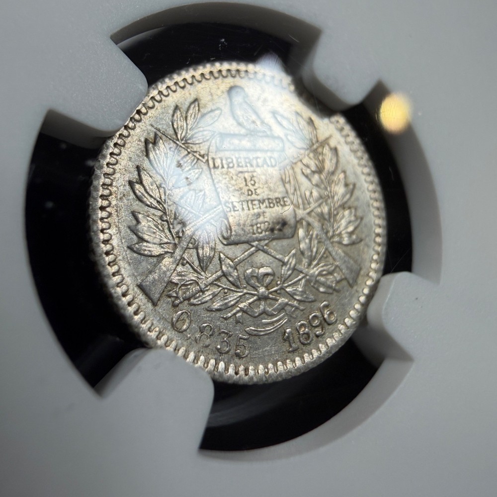 Guatemala - 1/2 Real - 1896 - NGC MS 61
