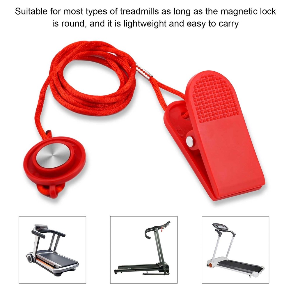 2PCS Treadmill Safety Key Universal Magnetic Emergency Stop Switch Replacement