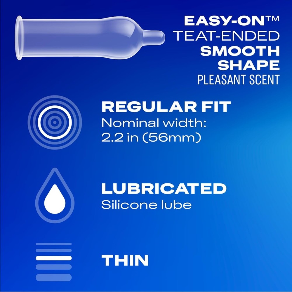 Durex Extra Sensitive Lubricated Ultra Thin Premium Condoms 12 Count