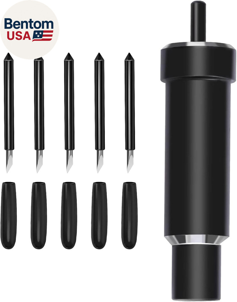 Deep Cut Housing +5 Pcs Deep-Point Blade,  Replacement Deep Cut Blade Suitable f