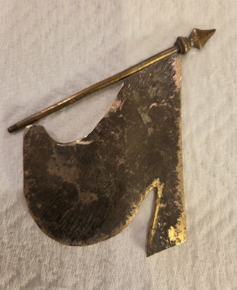 Antique Bronze Neoclassical Pediments