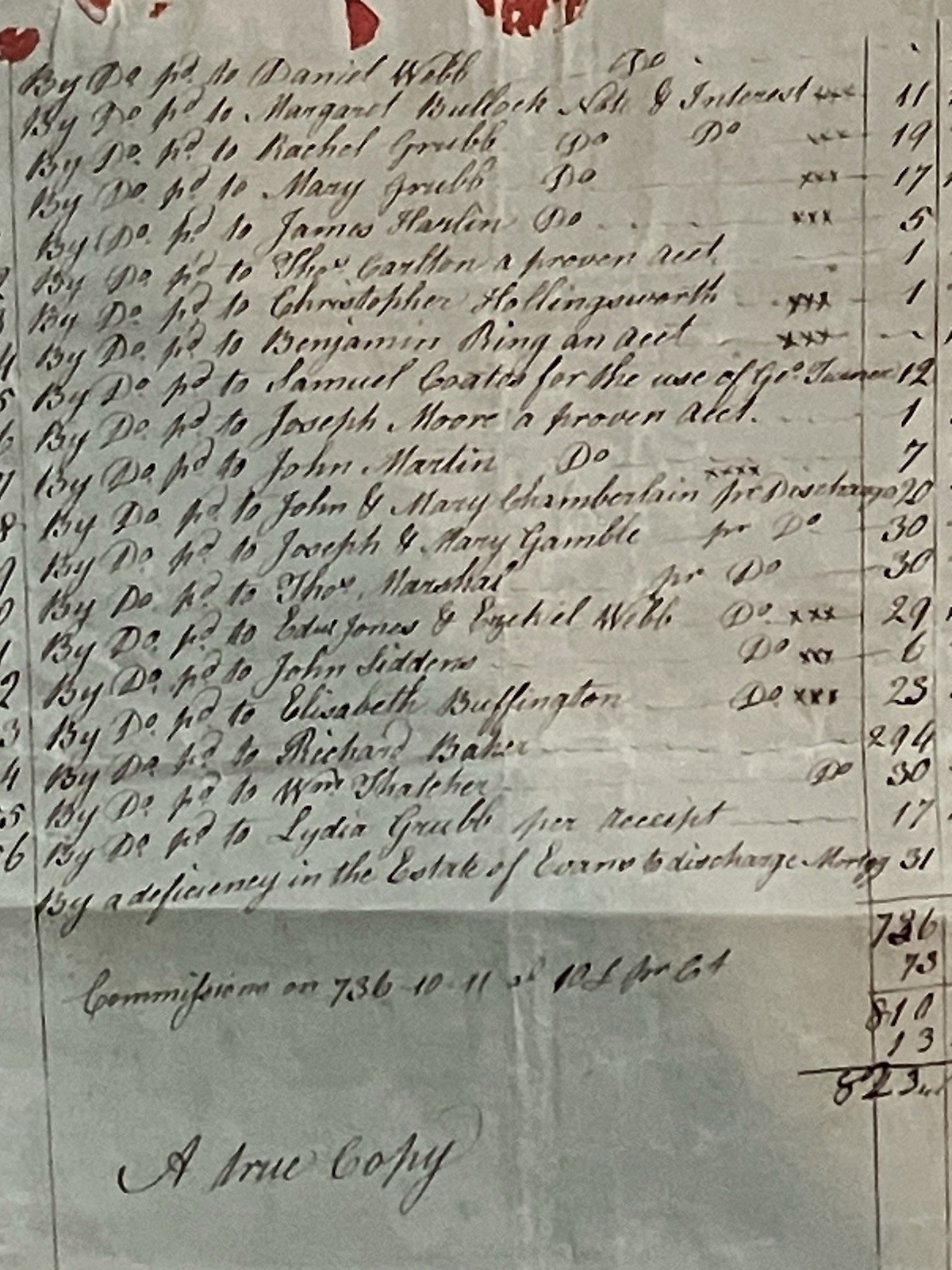 1777 - LEGAL DOCUMENT - "Last Will & Treatment" - SAMUEL GRUBB of Pennsbury, PA