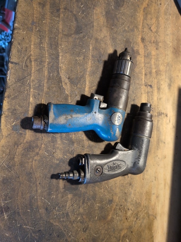 MP 3/8" Pneumatic Drill, Sioux 1/4" Air Powered Screwdriver