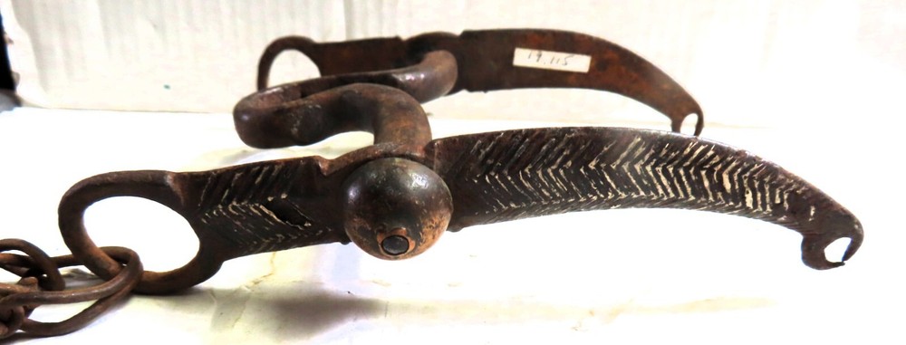 Antique Straight Bit with Silver Stripes