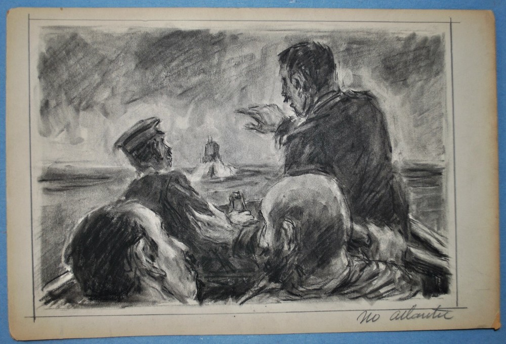Survivors in the North Atlantic - WWII Era Artwork