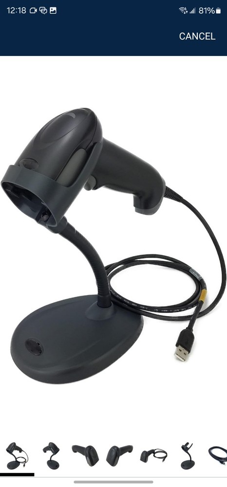 Honeywell Voyager XP 1470G USB 1D/2D Barcode Scanner POS Handheld QR Code Reader