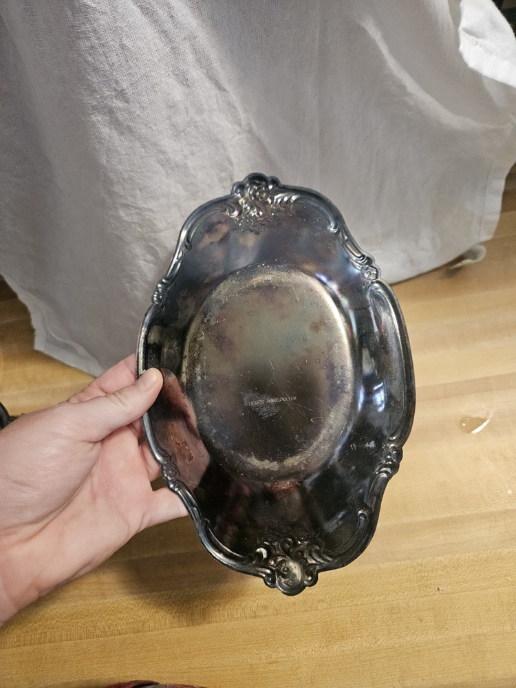 Vintage Silverplate Pitcher And Tray