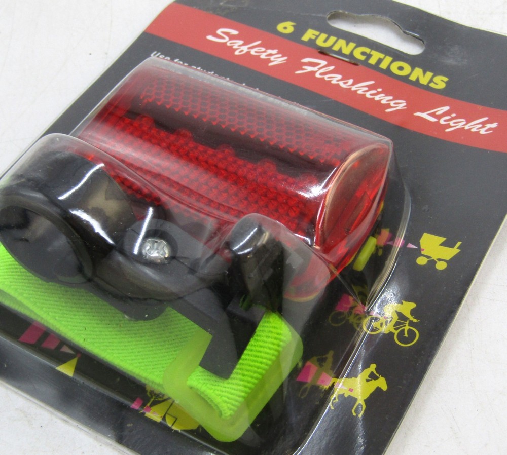 Battery Operated 6 Function Safety Flashing Light.
