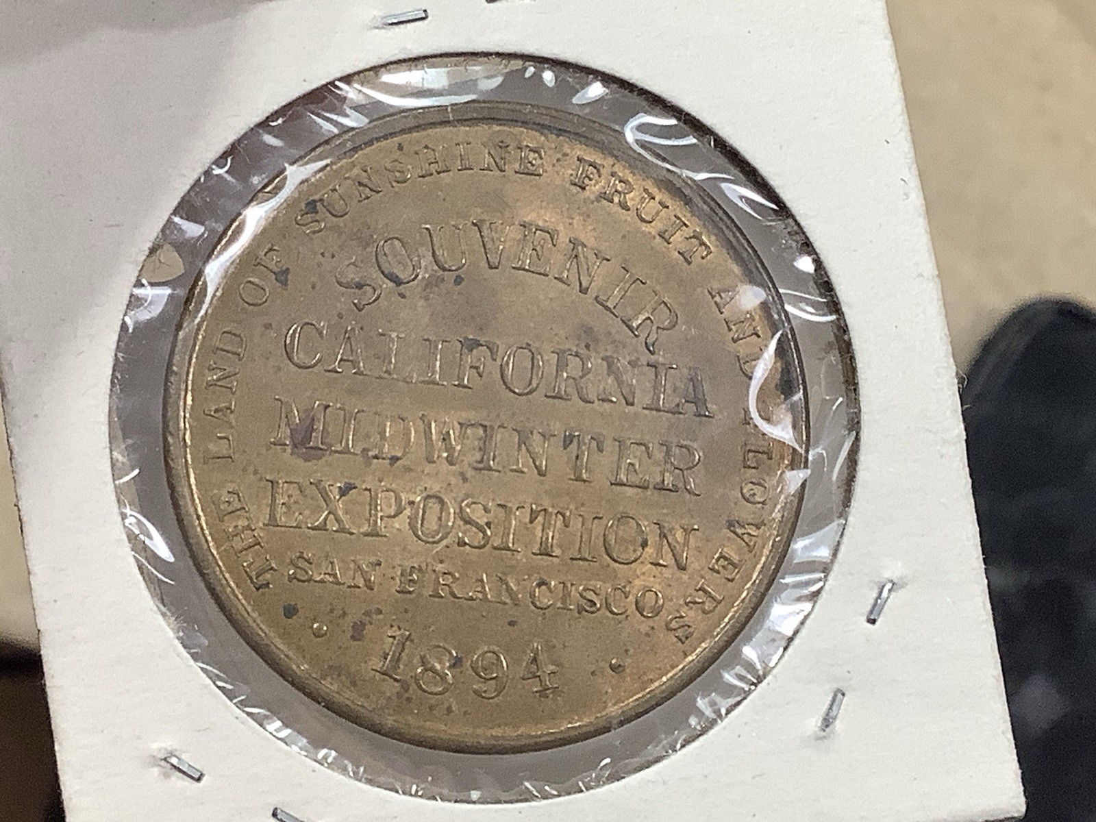 1894-HK-245a So-Called Dollar California Mid Winter Exposition Nice1, Rare!