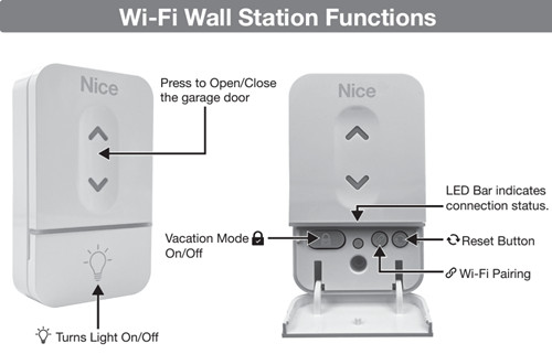 Linear HAE00080 Wi-Fi Multi-Function Wall Control Panel For LinearGarage Openers