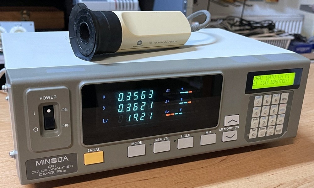 Konica Minolta CA-100Plus, color analyzer
