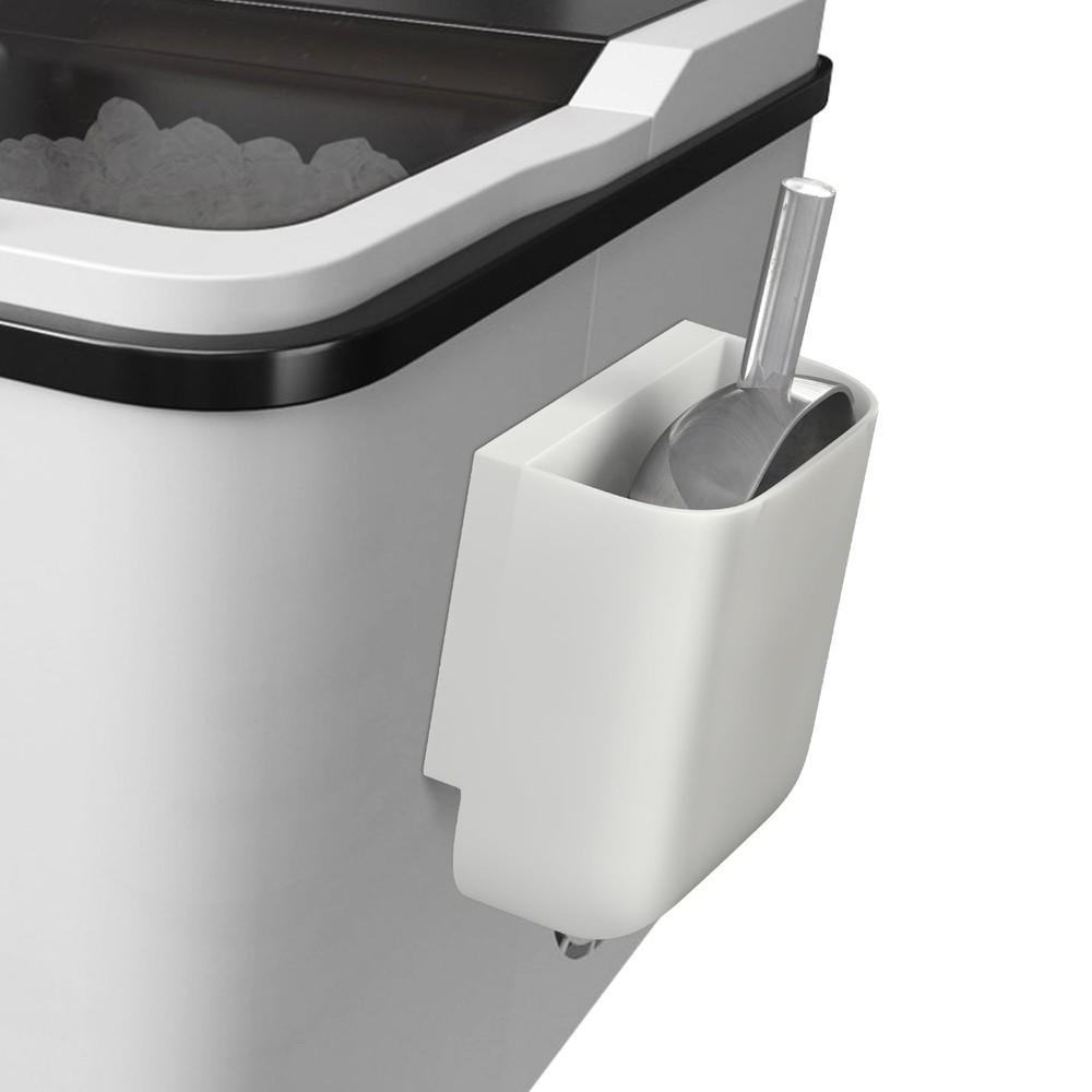 Neepanda Small Ice Scoop Holder for Machine & Freezer, Small, White