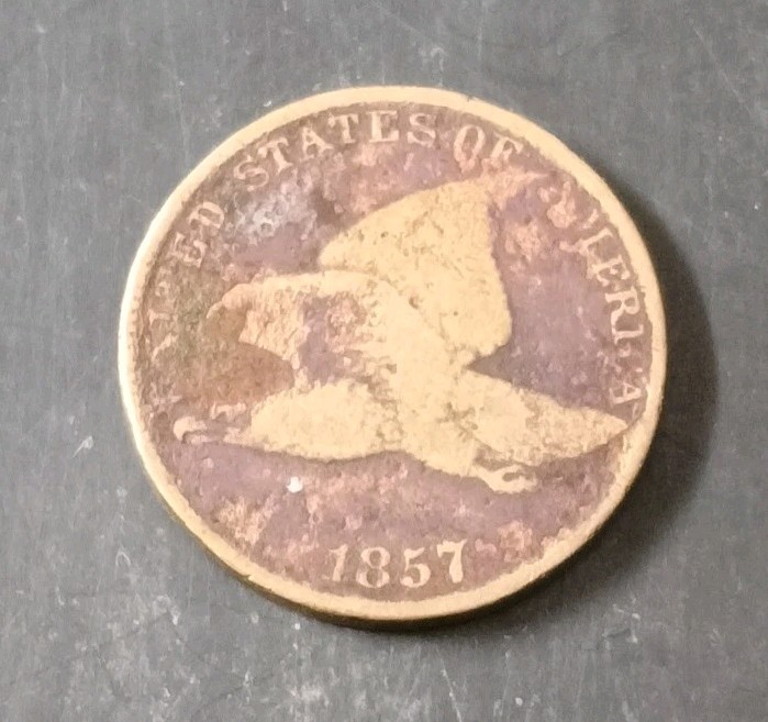 1857 flying eagle cent