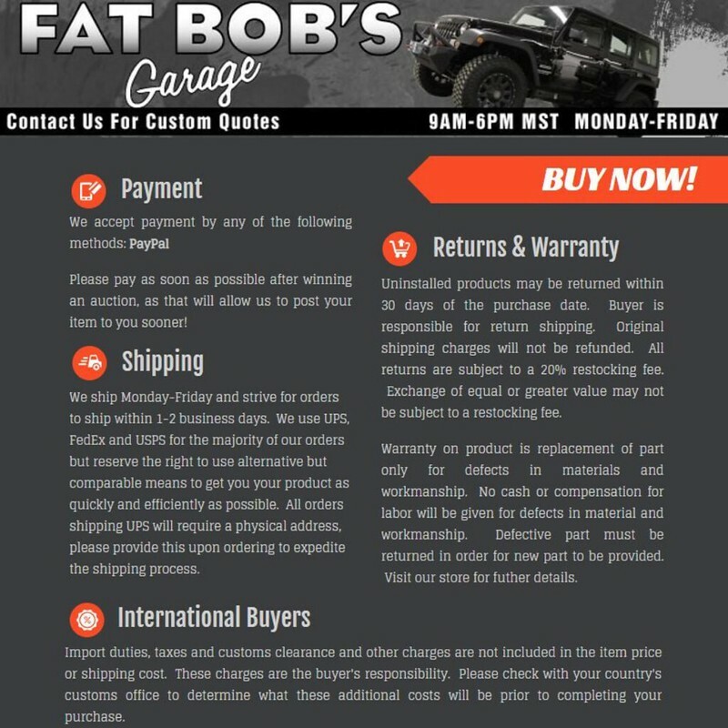 Rough Country Chevy GMC Pickup Steering Stabilizer 73-91 8732530