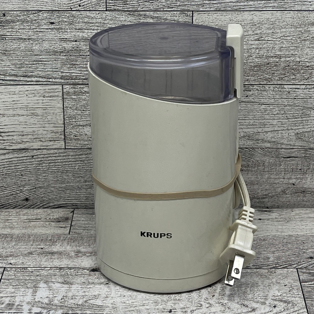 Krups Fast Touch Coffee Bean Mill Grinder Type 203 White